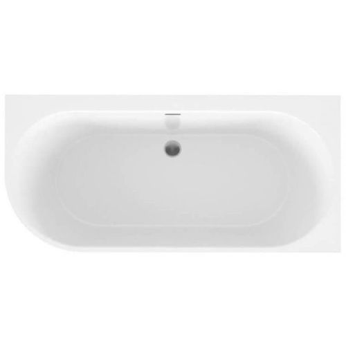 cumpără Cadă de baie Polimat Sola R 160x75 + sifon freestanding (acryl) în Chișinău 