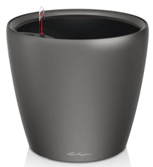 cumpără Ghiveci pentru flori Lechuza Classico Premium 35 LS, Charcoal în Chișinău 