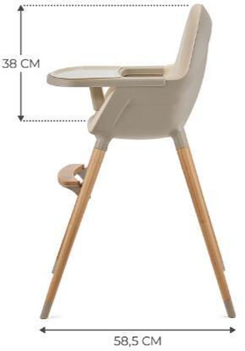 купить Стульчик для кормления KinderKraft KHFINI02BEG0000 Fini 2 Beige в Кишинёве 