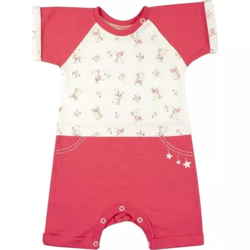 купить Детская одежда Veres 111.75.74 Песочник Little bear Pink(кулир) р.74 в Кишинёве 