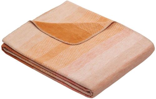 купить Домашний текстиль Ibena 1933/230 Jacquard Baumwolldecke Kitale mith GOTS Zertifikat Orange в Кишинёве 