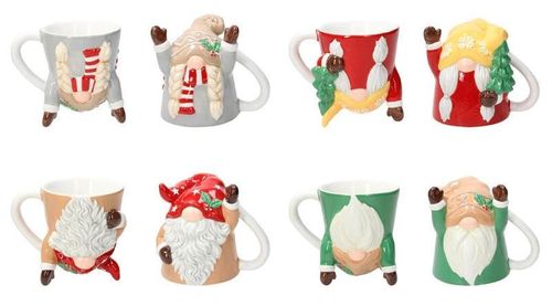 купить Чашка Tognana 56963 Cana Up&Down Gnomi, 300ml, ceramica (în sort.) в Кишинёве 