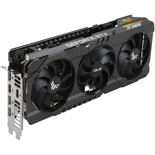 купить Видеокарта ASUS TUF-RTX3060TI-O8G-V2-GAMING, GeForce RTX3060Ti 8GB GDDR6, 256-bit, GPU/Mem speed 1785/14Gbps, PCI-Express 4.0, 2xHDMI 2.1/3xDisplay Port 1.4a (placa video/видеокарта) в Кишинёве 