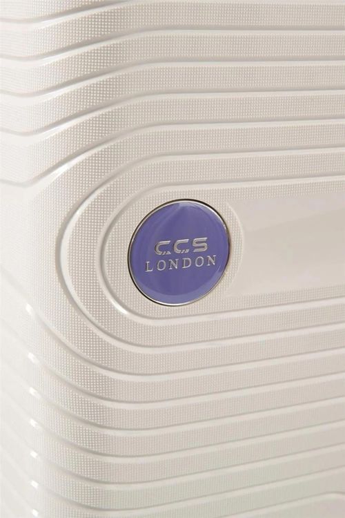 купить Чемодан CCS 5239 M White/Purple в Кишинёве 