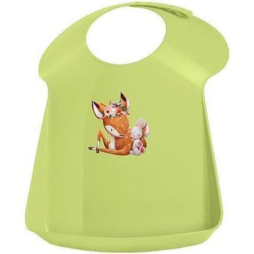 купить Слюнявчики Бытпласт 45671 Нагрудник детский Пластишка 35x25x5cm салатовый в Кишинёве 