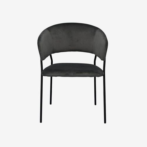 купить Комплект стол и стулья Evelin di Costacurta стол DT-533R B + 4 стула YTC-097B UF Blu-14 (Dark grey) в Кишинёве 