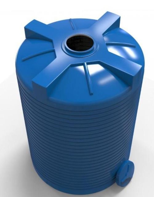 cumpără Duș de vară Uniplast 37097 Rezervor apa 7500 L vertical, oval (albastru) cu stut în Chișinău 