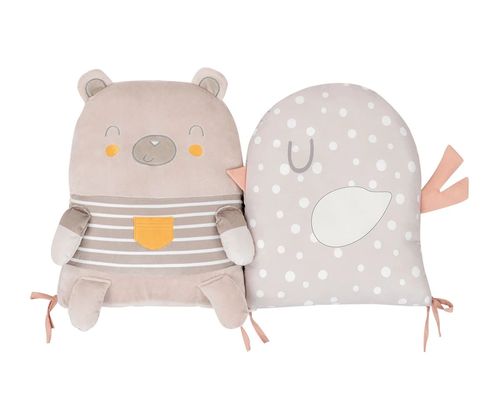 Set perne de plus pentru patut KikkaBoo My Teddy 