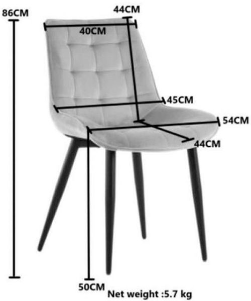 купить Стул Xenos James 2.0 Light Grey в Кишинёве 