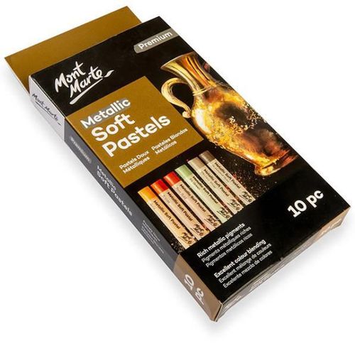 cumpără Set de creație Mont Marte MMPT0058 Set pasteluri moi cu efect metalic Premium, 10 buc în Chișinău 