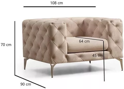 cumpără Fotoliu Trendy Como-Ecru în Chișinău 