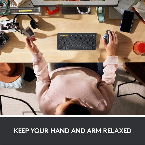 купить Мышь Logitech Ergo M575 White в Кишинёве 