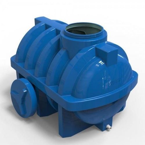 cumpără Duș de vară Uniplast 37258U Rezervor apa 1000 L orizontal, oval (albastru) cu stut D. 3/4", fortat 147x109x121 cm în Chișinău 