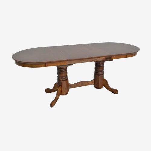 купить Комплект стол и стулья Evelin di Costacurta стол HV-31N Burnish Oak + 8 стульев Gloria Burnish oak/Ekea12 Dark Brown в Кишинёве 