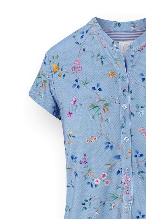 купить Домашний текстиль Pip Studio 51.504.677 Dalia Short Sleeve Nightdress Delhi Dreams Blue M Blue в Кишинёве 