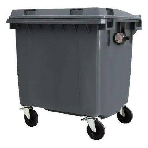 купить Урна для мусора Uniplast 37224, 1100 L, plastic pe roti (gri inchis) HE в Кишинёве 