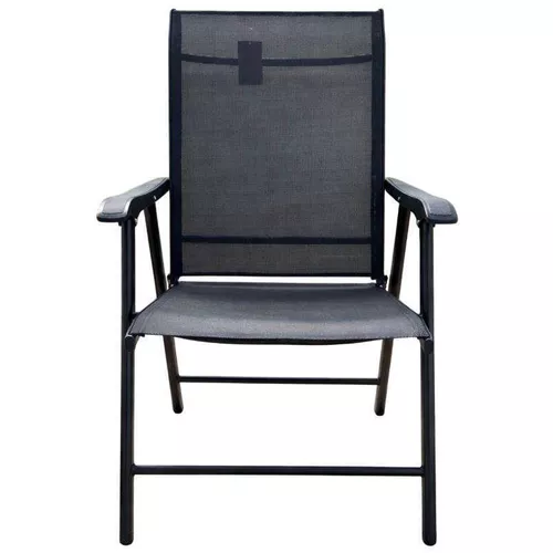 cumpără Mobilier pentru grădină Hydro S Scaun pliabil de gradina, metal/textil, Negru (0431014) în Chișinău 