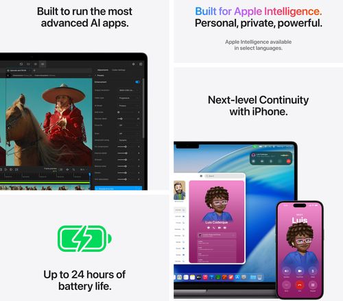 купить Ноутбук Apple MacBook Pro 16" M5 Pro 18c/20g RAM 48GB SSD 1TB Space Black MGEC4 в Кишинёве 