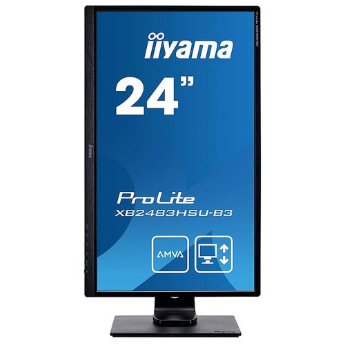 купить Монитор 23.8 Iiyama ProLite XB2483HSU-B3 AMVA LED Borderless 75Hz Monitor WIDE 16:9, 0.275, 4ms, Speakers 2x2W, HAS + Pivot, Advanced Contrast 80M:1, Static Contrast 3000:1, H:30-80kHz, 1920x1080 Full HD, USB Hub, HDMI/Display Port/VGA, TCO03 в Кишинёве 