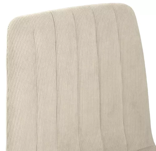 купить Стул Deco DC-90 BGF166-2 Beige Velvet+Black Legs в Кишинёве 