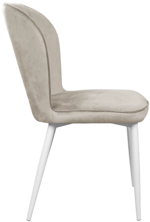 купить Стул Deco Tusk Catifea Camel HLR7+White Legs в Кишинёве 