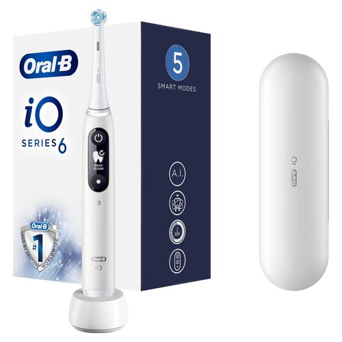 купить Щетка зубная электрическая Oral-B 1648 iO Series 6 White в Кишинёве 