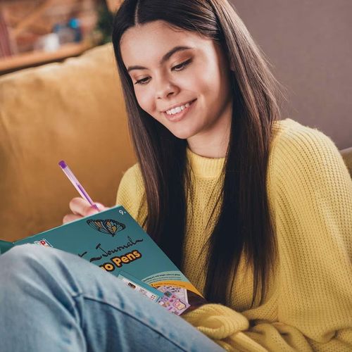 купить Набор для творчества As Kids 1038-11040 Happi Hobbi Art Journal Fluo Pen в Кишинёве 
