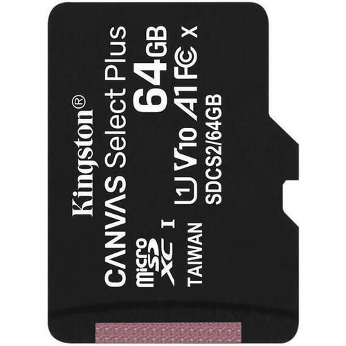 cumpără Card de memorie flash Kingston SDCS2/64GBSP, microSD Class10 UHS-I, Canvas Select Plus în Chișinău 