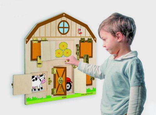 купить Игрушка Viga 51627 Wall Toy – deschidem si inchidem в Кишинёве 