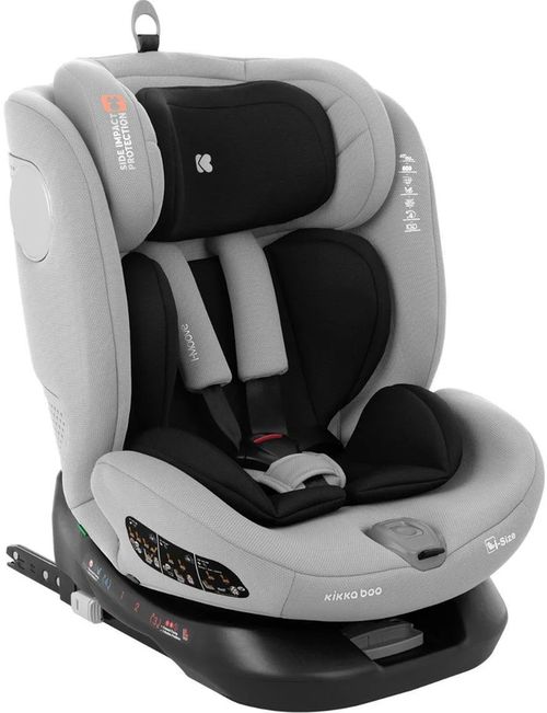 Поворотное автокресло с isofix KikkaBoo i-Moove Light Grey (0 - 36 кг) 