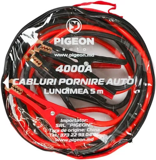 купить Зарядное устройство для авт.аккумуляторов Pigeon Кабеля пусковые 4000A в Кишинёве 
