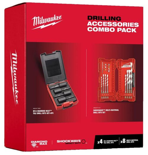 cumpără Set de tubulare, bite, duze Milwaukee 4932479958 SET COMBO M14 DIAMOND+MULTIMATERIAL-12PC în Chișinău 