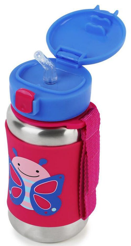 cumpără Cană cu pai Skip Hop 252517 Sticluta cu pai Zoo Fluturas în Chișinău 
