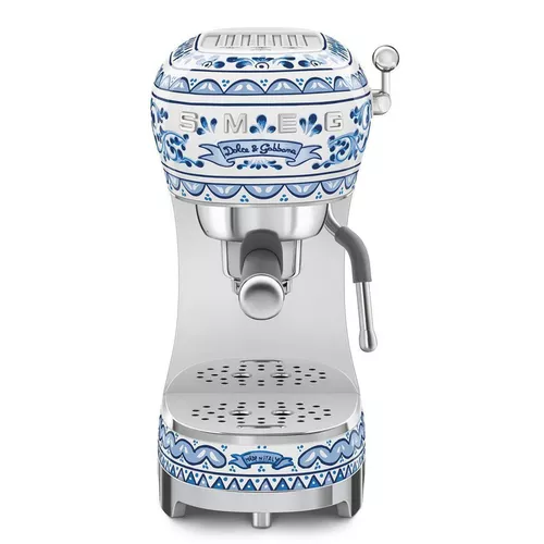 купить Кофеварка рожковая SMEG ECF02DGBEU Blu Mediterraneo Dolce&Gabbana в Кишинёве 