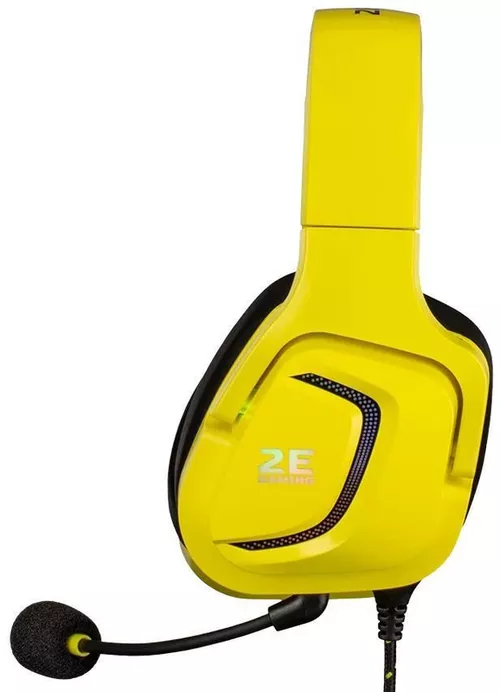 купить Наушники игровые 2E 2E-HG340YW-7.1 HG340 RGB USB 7.1 Yellow в Кишинёве 