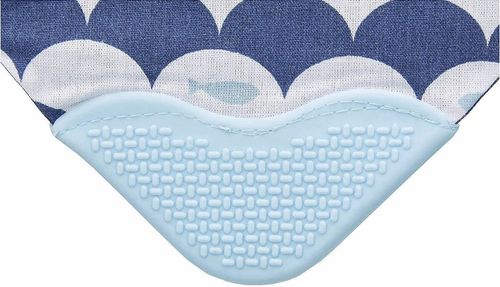 cumpără Bavețică BabyJem 686 Baveta tip bandana cu jucarie dentitie Indigo în Chișinău 