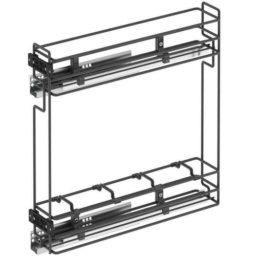 купить Фурнитура для мебели Starax S-2422-A бутылочница 150мм антр пз ч/в L в Кишинёве 