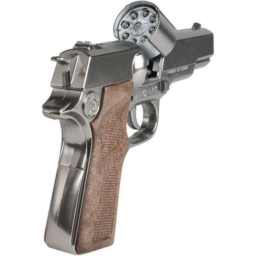 купить Игрушечное оружие Gonher 3125/0 Pistol politie argintiu (8 gloante), 61605 в Кишинёве 