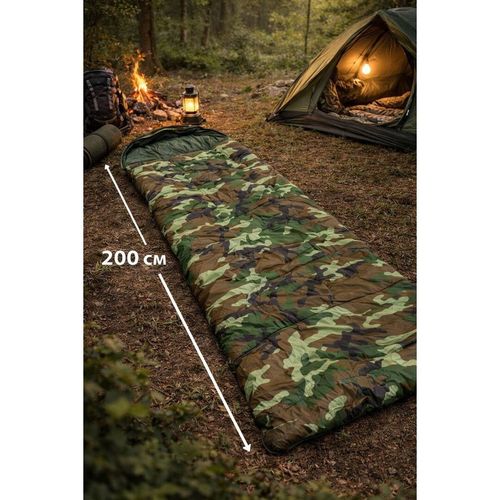 cumpără Sac de dormit miscellaneous 979 Sac de dormit ARMY 200cm 2510-1339 SIO în Chișinău 