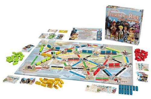 купить Настольная игра Asmodee 721827 Ticket to Ride. Prima călătorie, cod 58168 в Кишинёве 