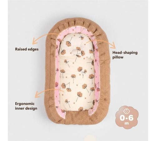 купить Гнездо для новорожденных Sevi Bebe 280-14 Teddy Brown в Кишинёве 