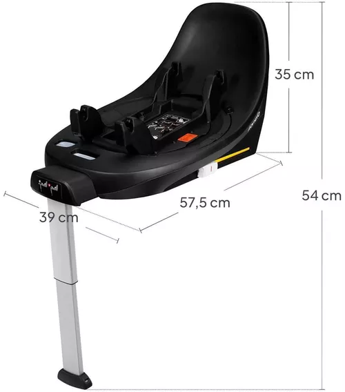 купить Аксессуар к детским автокреслам Lionelo Baza pentru scoica Moxie I-Size Base Black в Кишинёве 