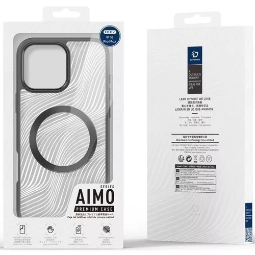 купить Чехол для смартфона Dux Ducis iPhone 16 Pro Max AIMO with MagSafe, Black в Кишинёве 
