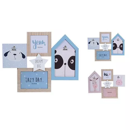 купить Фото-рамка Holland 26560 коллаж 3фото 38x31x1сm Star, дерево в Кишинёве 