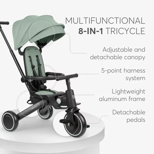 cumpără Bicicletă-cărucior Kikka Boo 31006020159 Tricicleta 8in1 Trix 2 Mint în Chișinău 