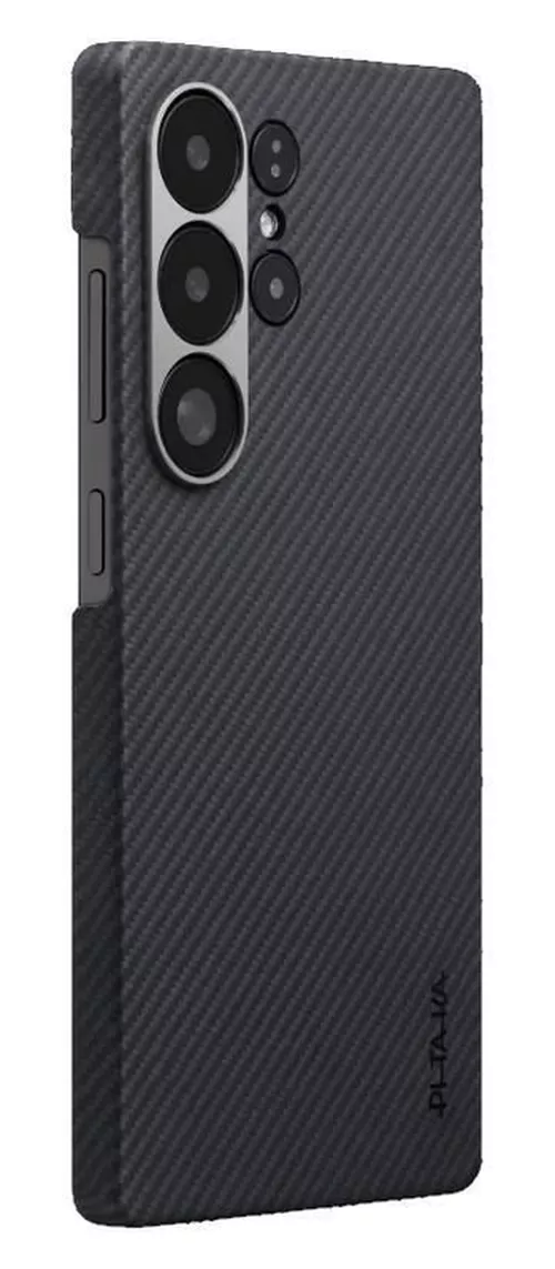 cumpără Husă pentru smartphone Pitaka Ultra-Slim for Samsung S25 ultra (Black/Grey) (KS2501U) în Chișinău 
