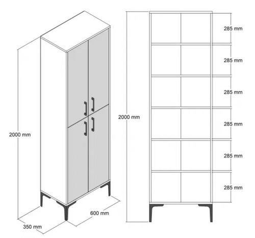 cumpără Raft pentru încălțăminte Trendy Berlin A, Nuc 60x200x35cm în Chișinău 