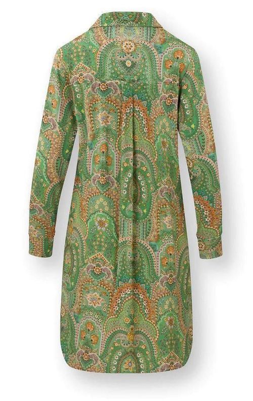 купить Домашний текстиль Pip Studio 51.503.676 Daaltje Long Sleeve Nightdress Jabali Green XXL Green в Кишинёве 