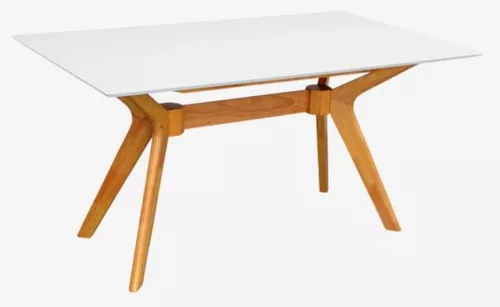 cumpără Set masă și scaune Evelin di Costacurta стол Raffles Rectangular White Bella beech + 6 стульев LC-021 White în Chișinău 