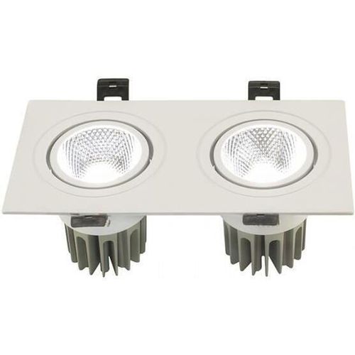 купить Освещение для помещений LED Market Downlight 2COB 2*12W, 4000K, LM-OC-CLCOP-114-2, White в Кишинёве 